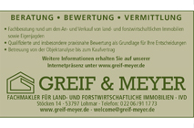zu sehen ist das Logo der Firma Greif & Meyer